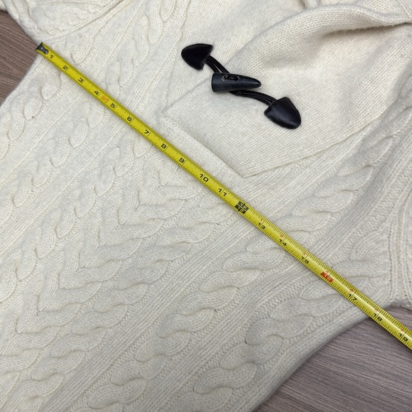 Loft 604 Men’s Natural Cable Wool High Collar Pullover Sweater Small - Picture 7 of 9